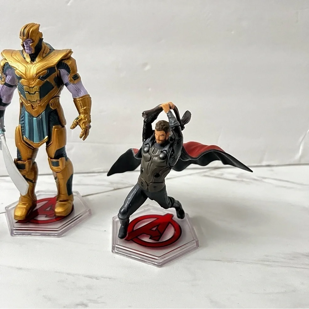 Disney Marvel Avengers Endgame PVC Figures With Display Stand Toys Kids 3 PCS
